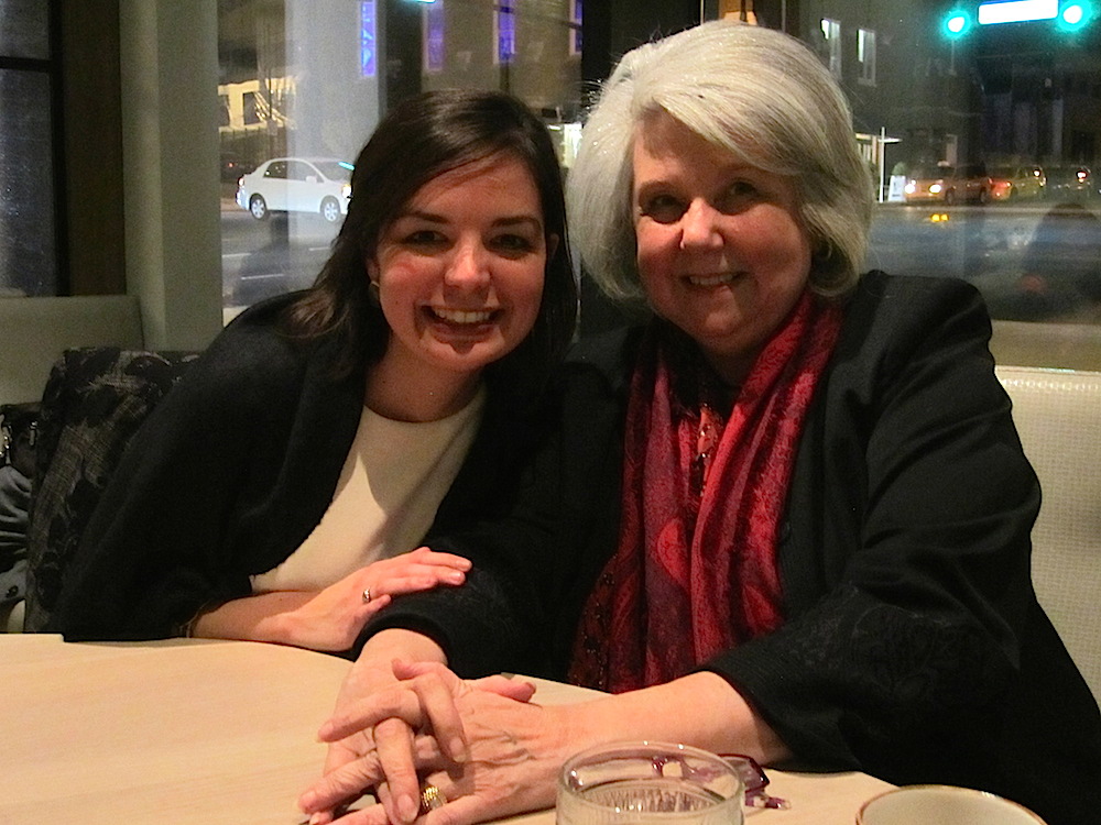 Hannah's friend, Linda Xxxx, joined us.