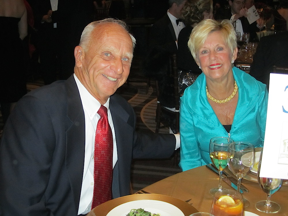 Rodney and Dell Lawler were seated at the Governor's table.