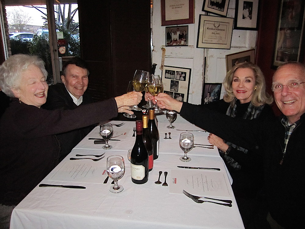 We love it when some friends came in! From left, Marnie and Bob Page and Vicky and Jeff Chapman.