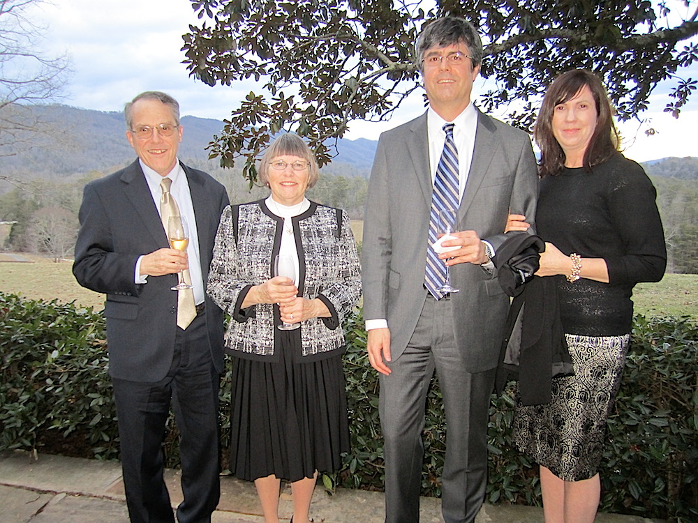 From left, James and Jane Roberto, Thom Mason and Jennifer MacGillivray.