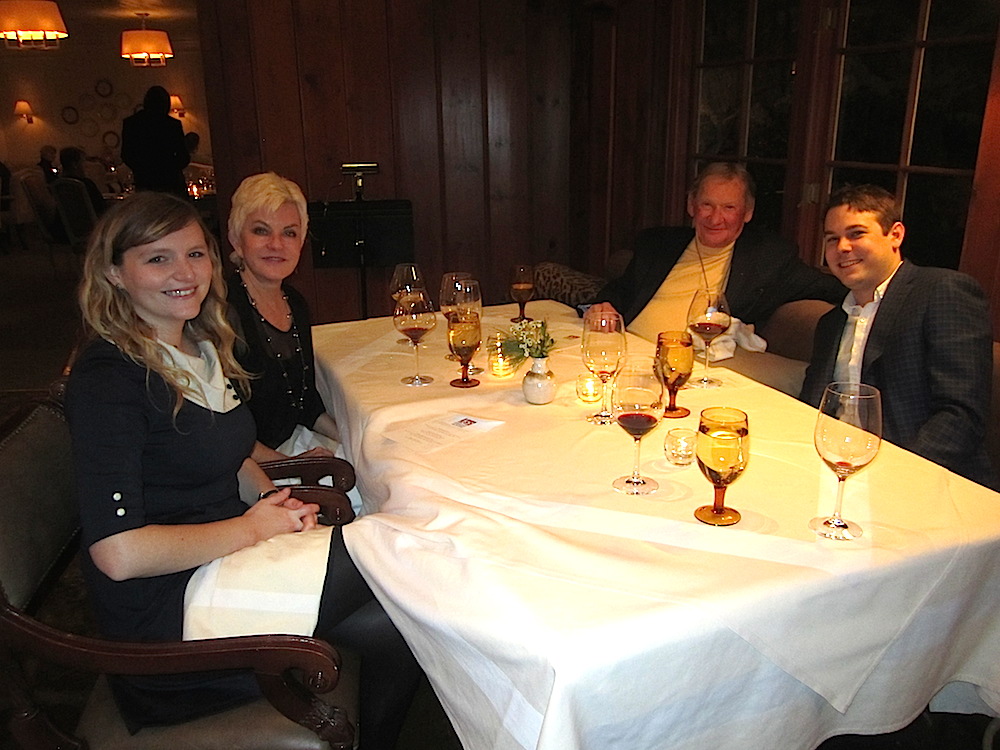 From left, Lindsey Stamey, Sandi Burdick, Tom Boyd and Thomas Boyd.