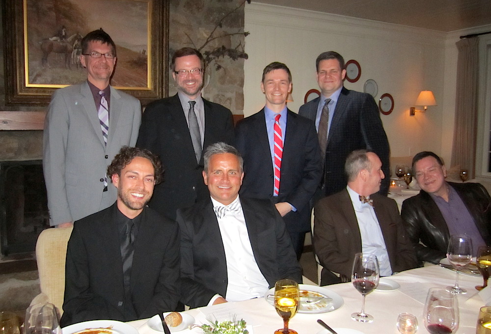 From left, back row: R.J. Hinde, John Windmiller (a KSO board member), Travis Vickery and Robbie Arrington. Front row, Ernie Hoskins, Todd Cramer, Rob Collignon and Thomas Dillon.