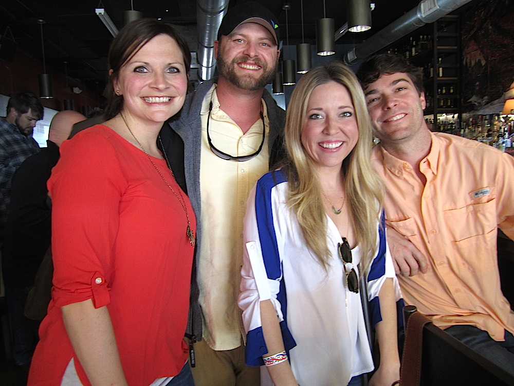From left, Andrea May, Dan Rule, Katie and Brett Richardson.