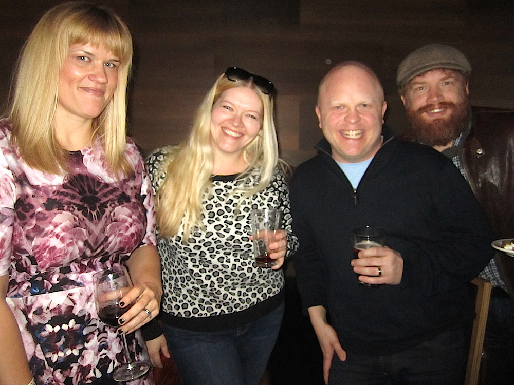 From left, Jen Mowrer, Jerica Simpson, Matt Mowrer and Ty Pattison.