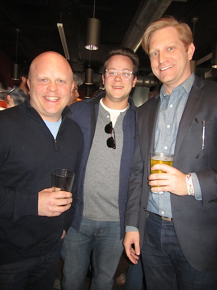 From left, Matt Mowrer; Trevor Stockton, the executive chef at RT Lodge, and Todd Sparks.