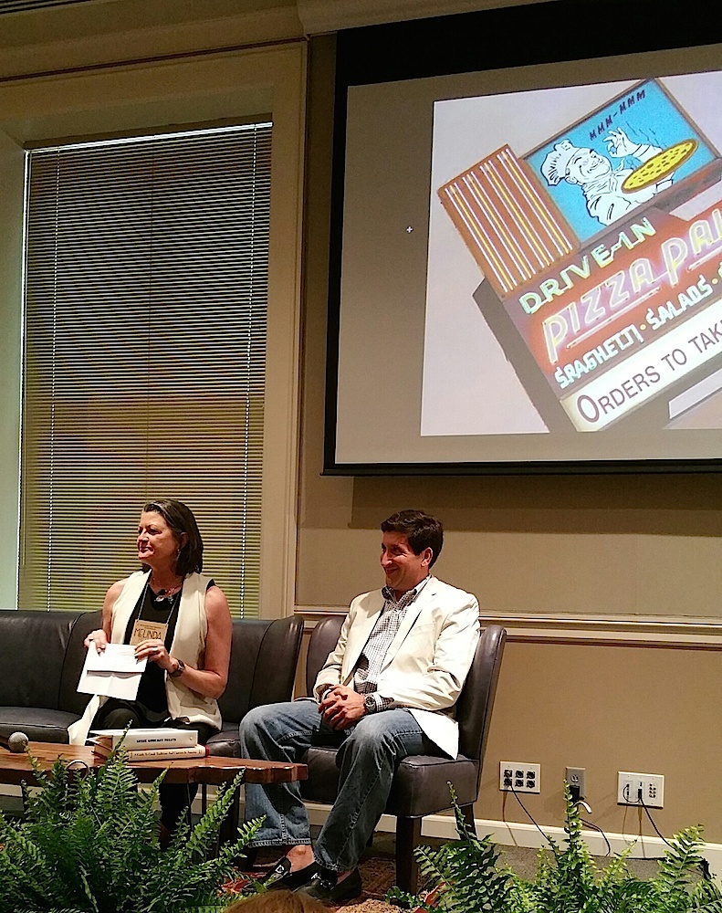 Melinda Meador adn Charlie Peroulas of Pizza Palace.