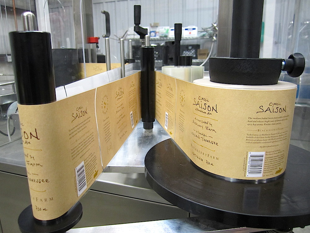 The label machine.