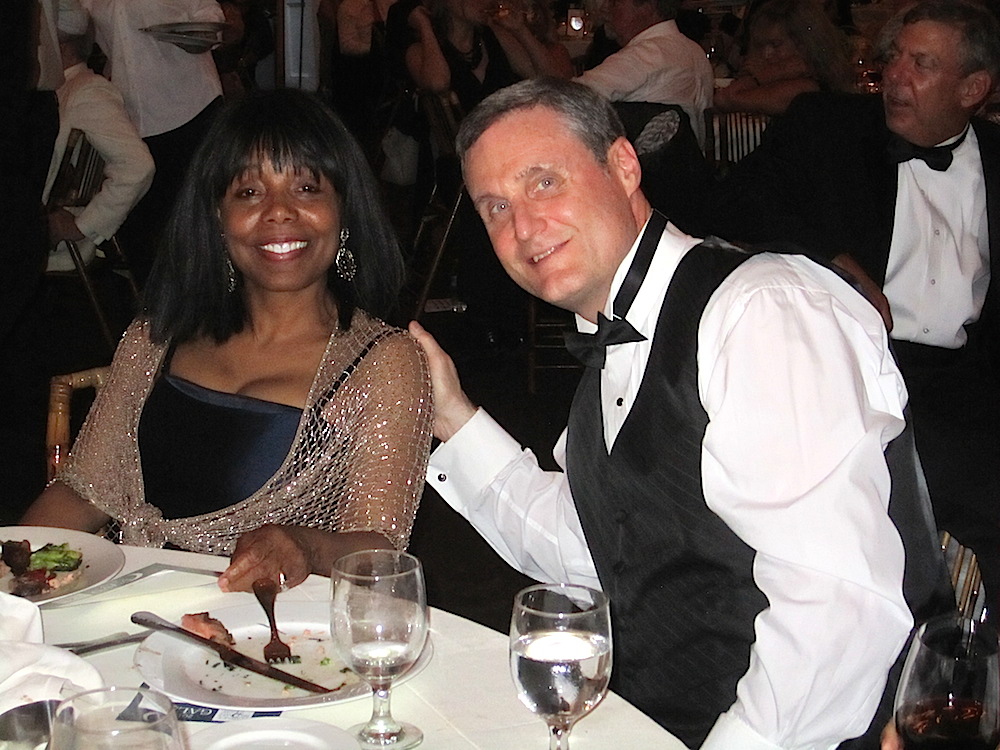 Alice and Dean Michael Wirth of the College of Communications and information Science.