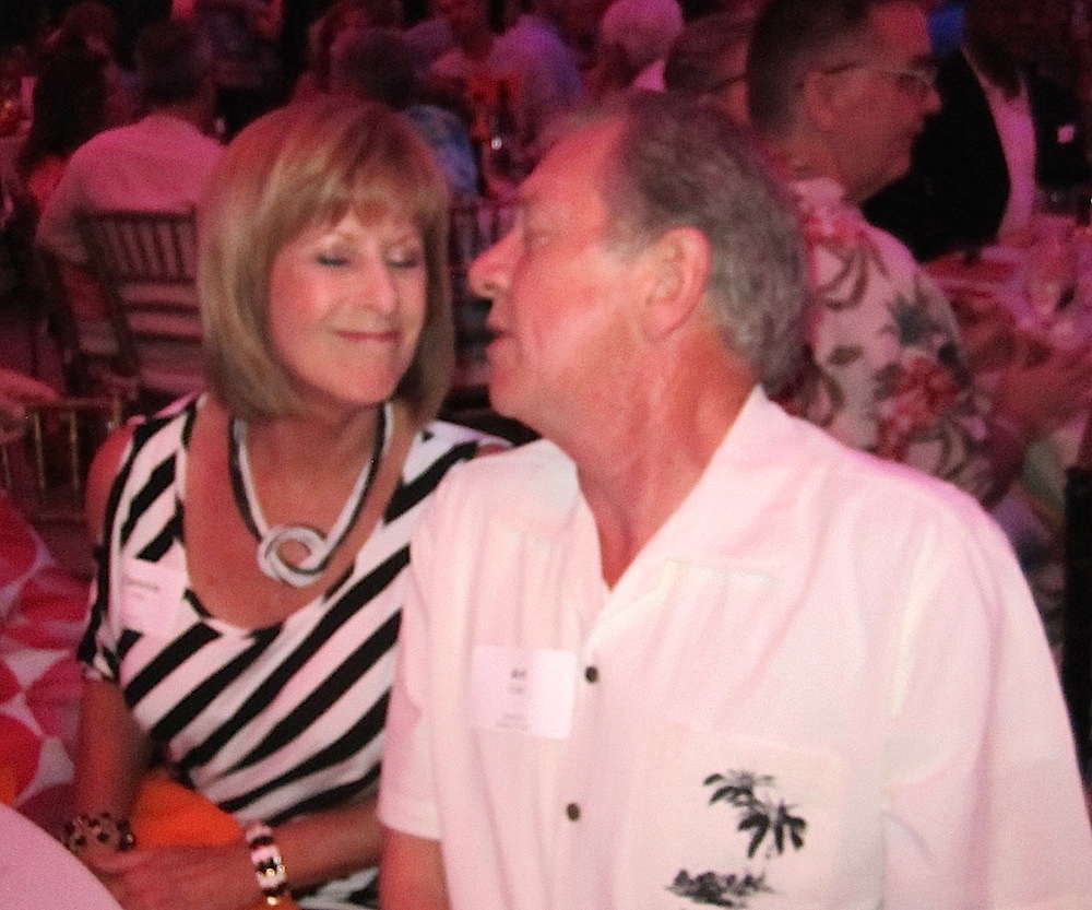 Cammie and Art Cate. (Hey, you lovebirds, get a room!)
