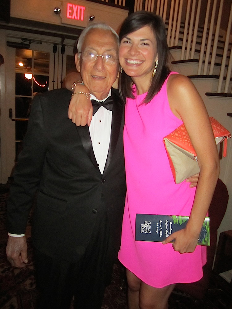 Board member Charlie Brakebill with his granddaughter, Erin Pate.