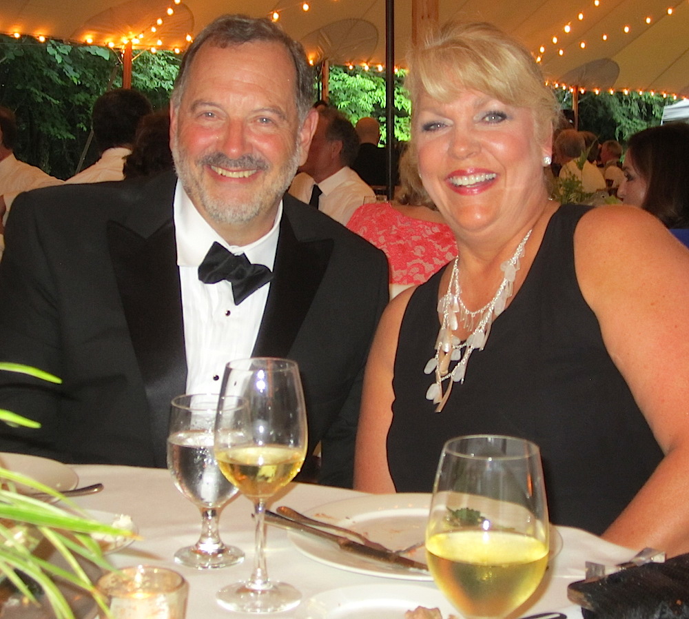 Back at our table were Brooks Clark, the chair-elect of the advisory board, and Lacy Wallace.