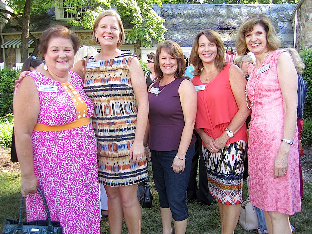 From left, EWA President Celeste Herbert, Kim Bumpas, Lisa New, Christi Branscom and Cheryl Light.