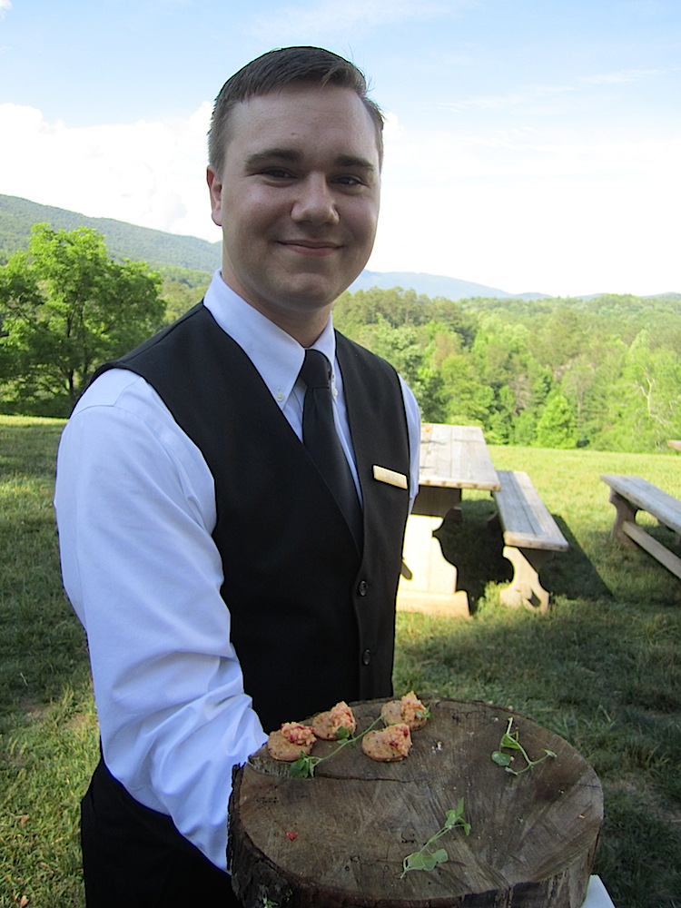 Dane Ratliff was passing out some of the best pimento cheese on the planet.
