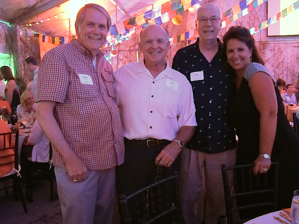 More from our table: from left, City Councilman Duane Grieve, Rock Saraceni, Alan Carmichael and Debby Saraceni.