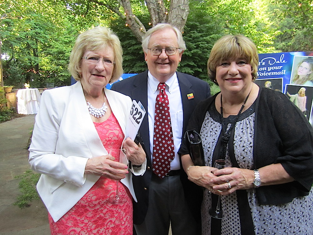 Georgiana Vines, the current chair of the Clarence Brown Advisory Board, left, with former Knoxville Mayor Victor Ashe and his wife, Joan.