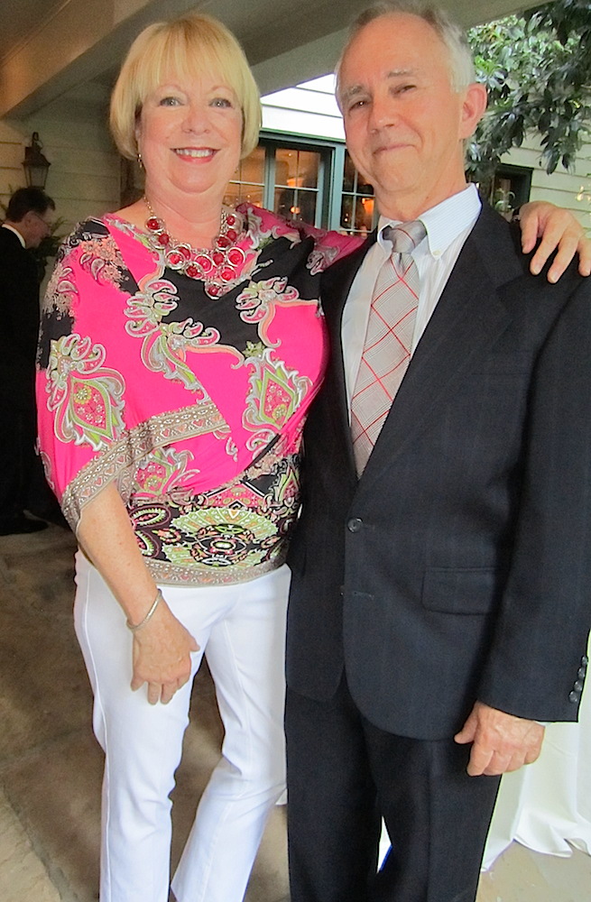 Jeannie Dulaney with Gary Doyle, the general manager of RT Lodge.