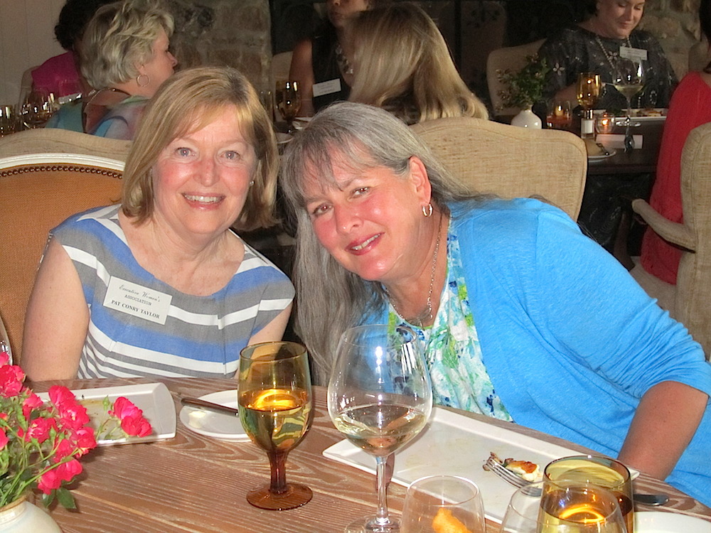 Pat Conry Taylor, left, with Jenny Hines.