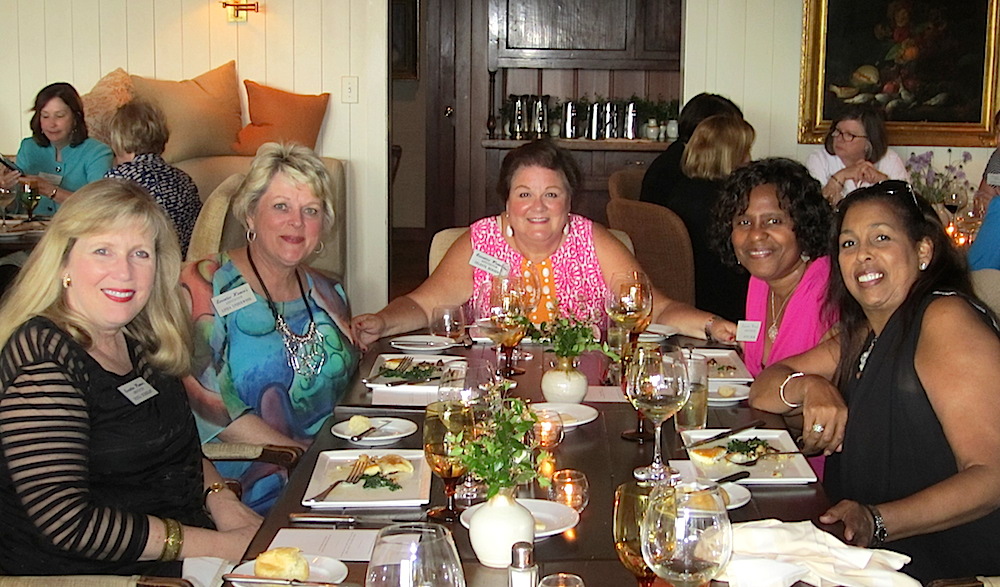 From left, Renda Burkhart, LInda Underwood, Celeste Herbert, Avice Reid and Janet Hickman.