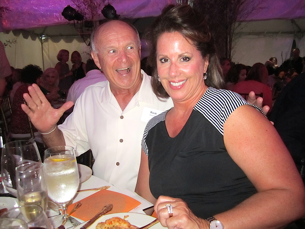 Hahaha! Craziness at the Moxley Carmichael table. Rock and Debby Saraceni.