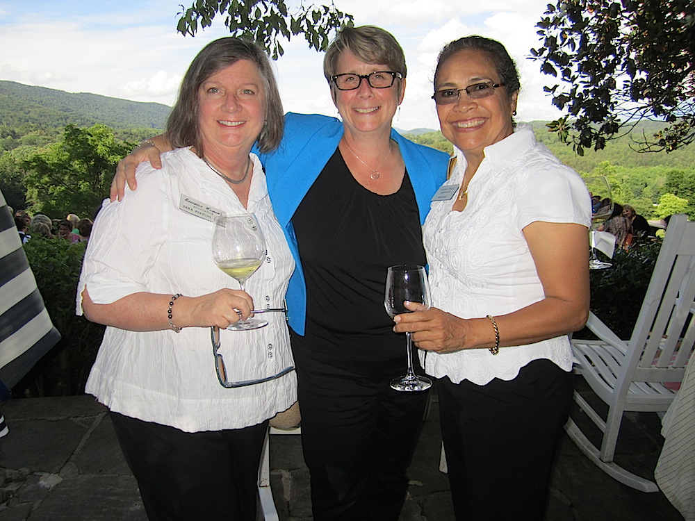From left, Sara Fortune Rose, Dr. Martha Buchanan and Rosa Mar.
