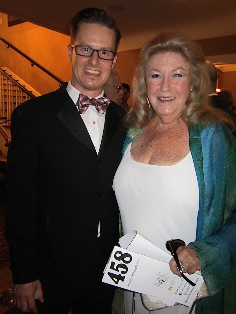 David Byrd, the Clarence Brown's managing director, with Carol Mayo Jenkins.