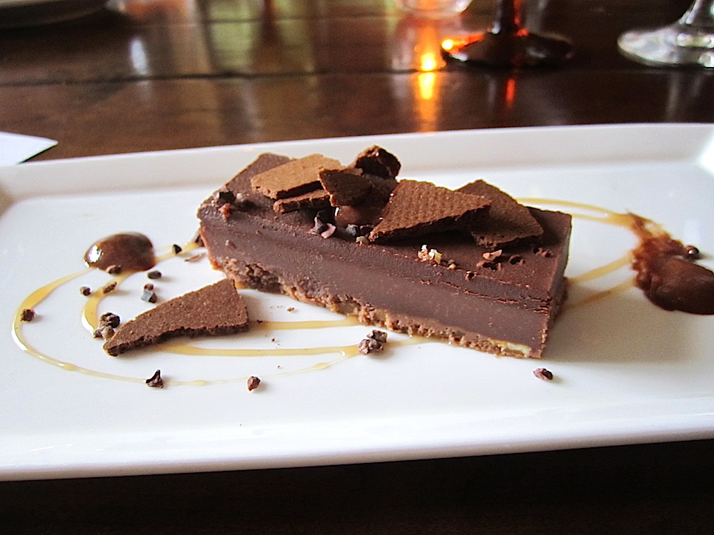 OMG! Milk chocolate hazelnut crunch with vanilla caramel and candied cocoa nibs.