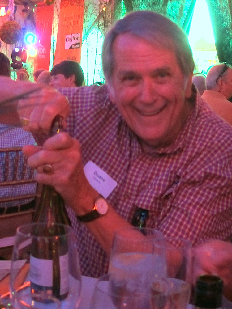 Duane was keeping us in good spirits.