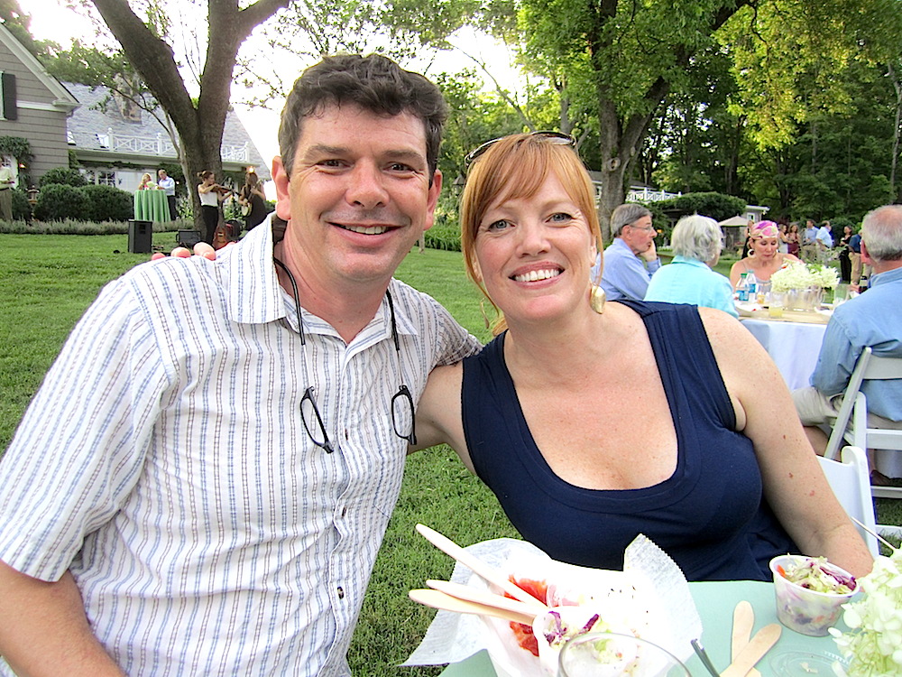 We sat with these nice folks: Bo and Kelly Baxter.