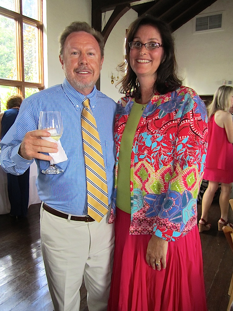 David and Michelle. He says the only times they get their photo made together is when they are on The Blue Streak. Ha.