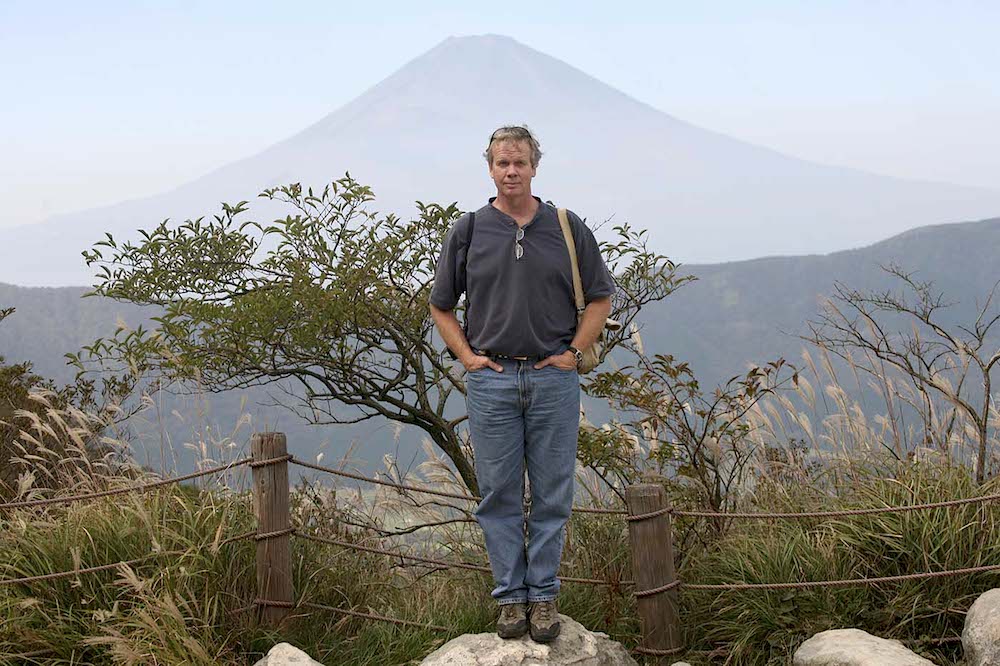 That's Mount Fuji in the background. (Photo by Joe Stewardson)