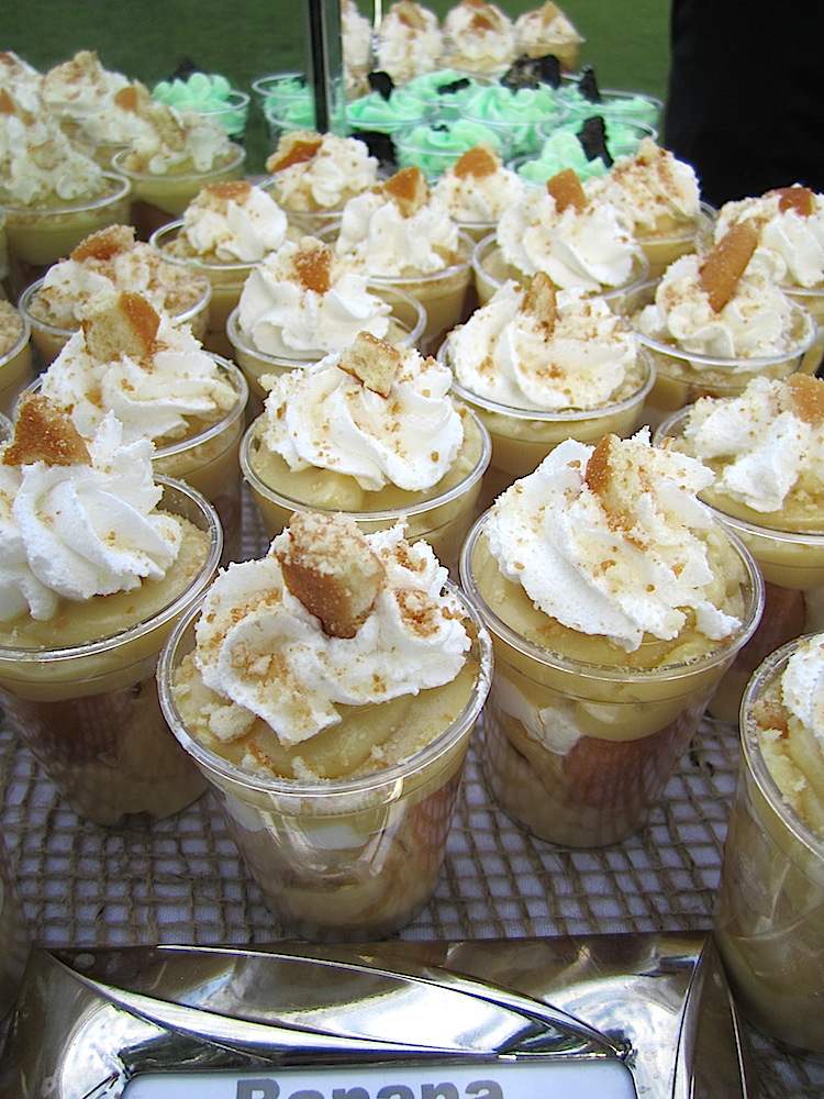 Banana pudding shooters.
