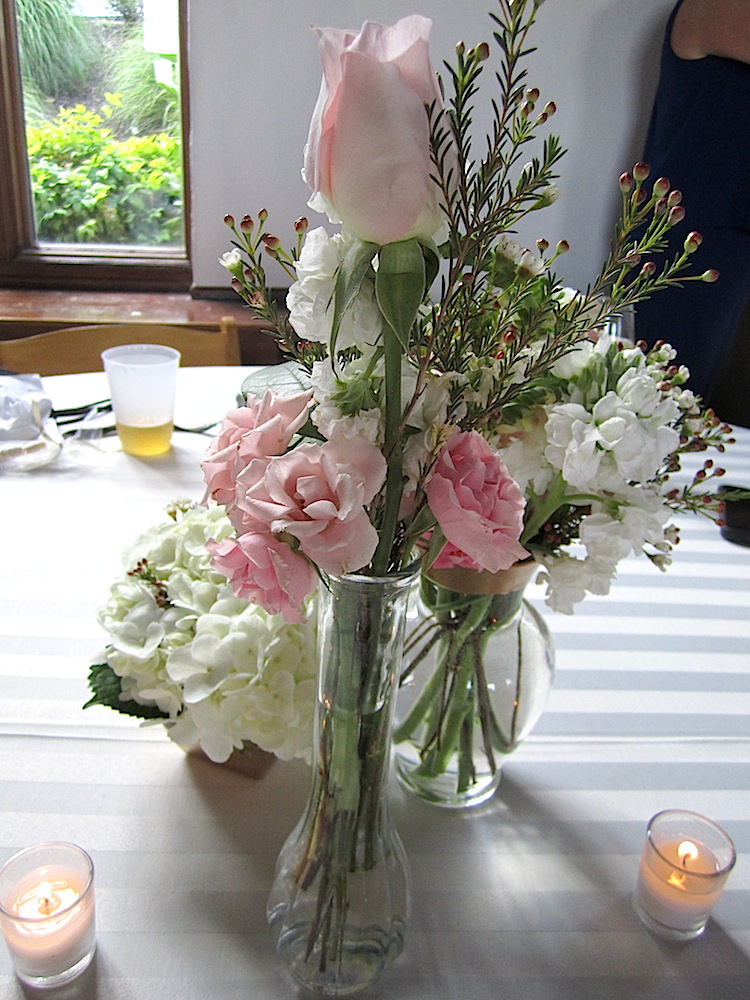 Whereas my husband's favorite thing about weddings is the cake, mine is the flowers. These were so sweet and beautiful.