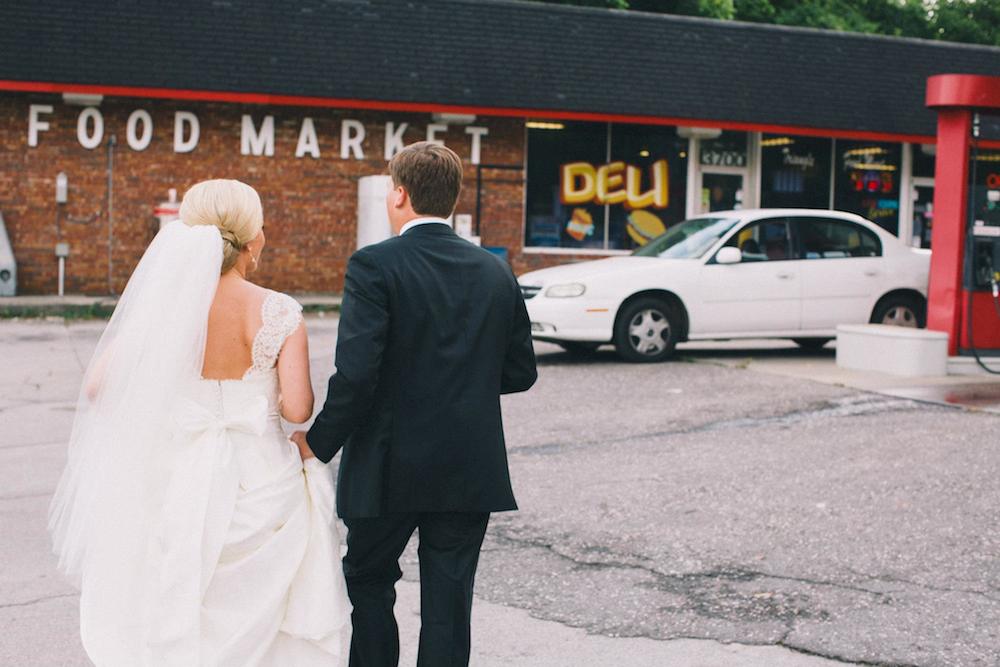 The bride and groom decided to pay a visit. (Photo by Dani Rose Photo)