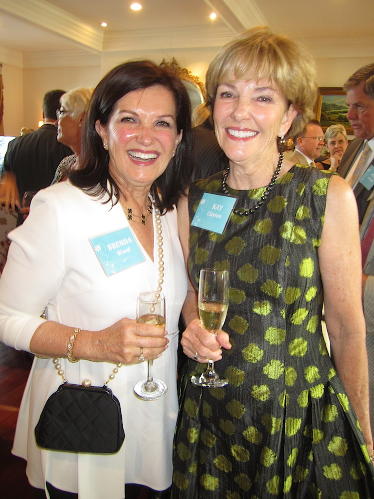 Brenda Wood, left, and Kay Clayton.