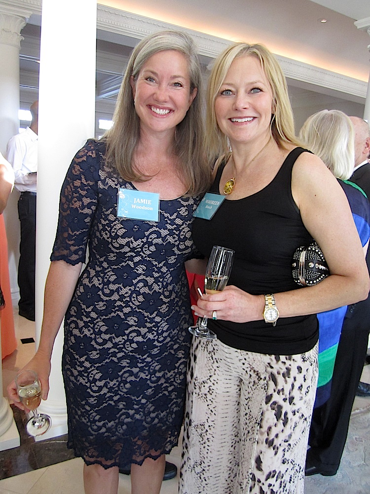 Former state Sen. Jamie Woodson, left, and Maureen Bosch.