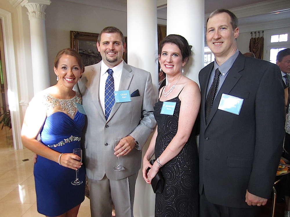 From left, Suzi and Chad Kiger with Jennifer and Greg Morton.