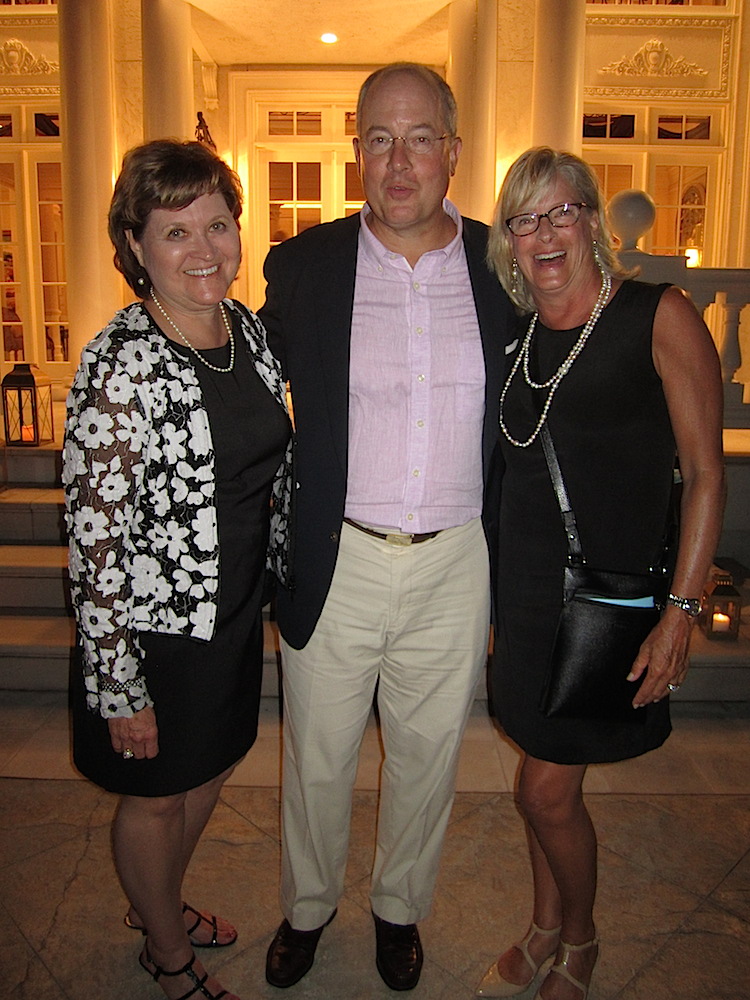 We said goodbye to Justice Sharon Lee, left, and Culver and Linda Schmid as we left.