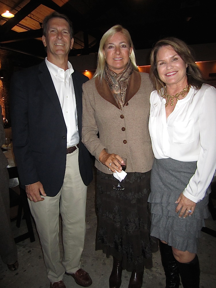 From left, David Collins, Carole Sayers and Kirby Bell.