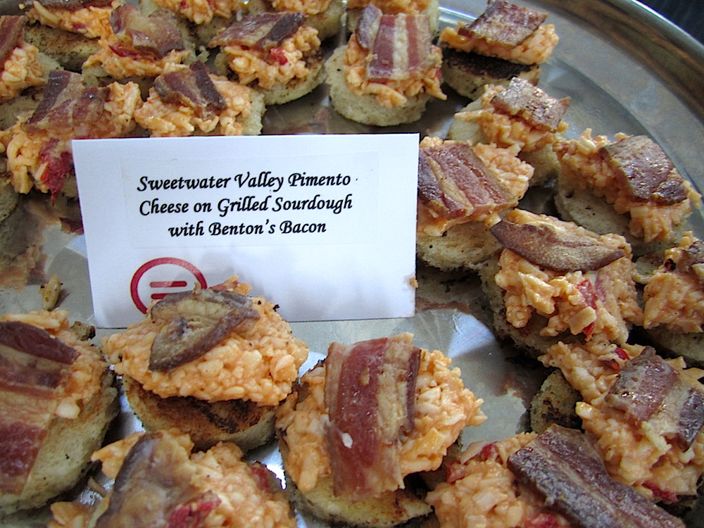 And who could resist Benton's bacon and Sweetwater Valley Farm's pimento cheese on grilled sourdough? Not me!