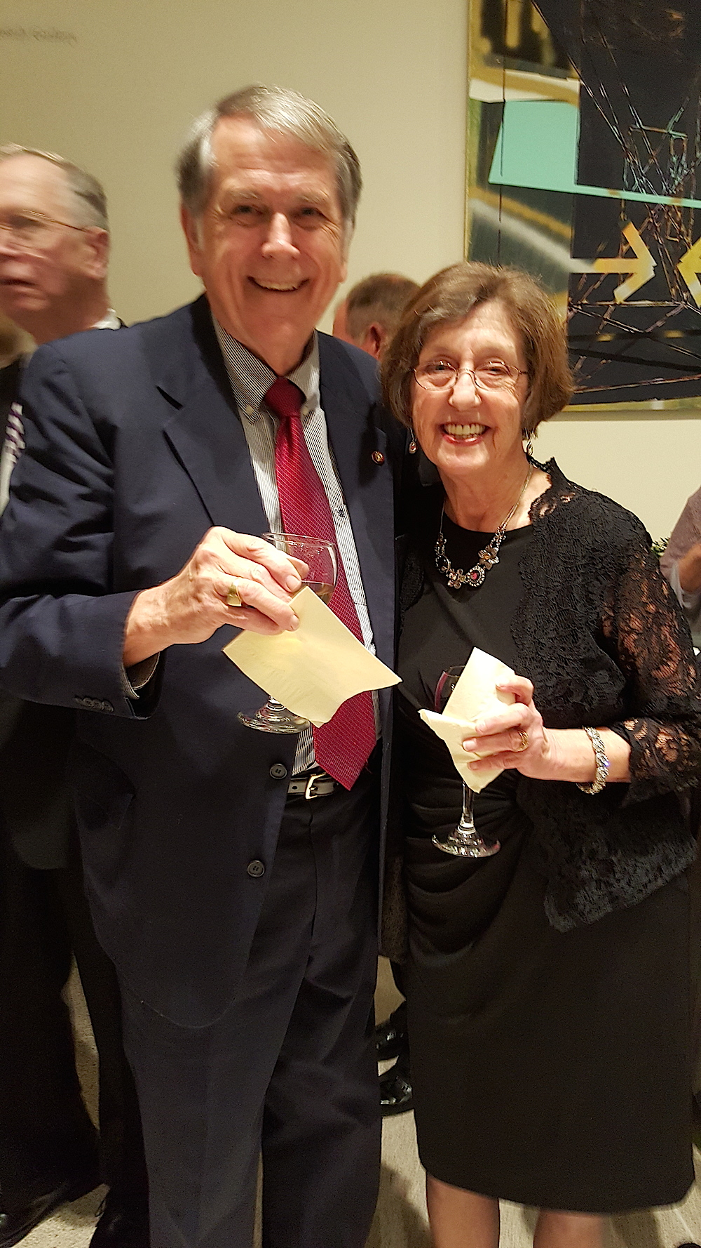 Knoxville Vice Mayor Duane Grieve and his wife, Marsha.