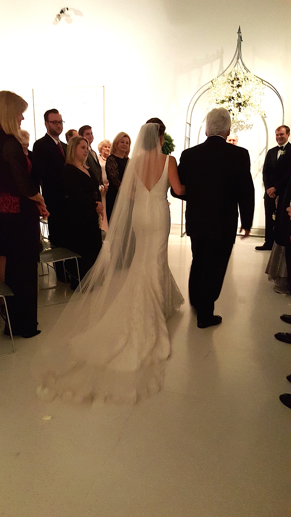Here's the back of that fabulous dress.