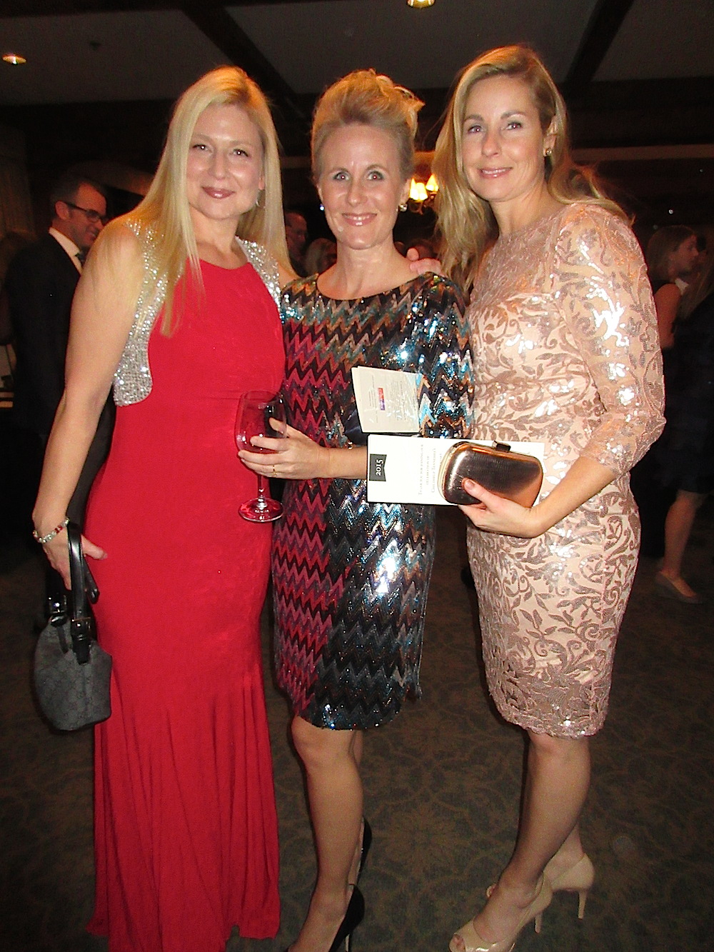 From left, Myra Hamilton, Mindy Kasten and Emily Dempster.
