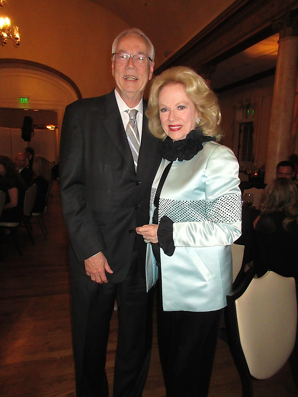Opera star Mary Costa, pictured here with my husband, Alan Carmichael, is a big supporter of Childhelp Tennessee.