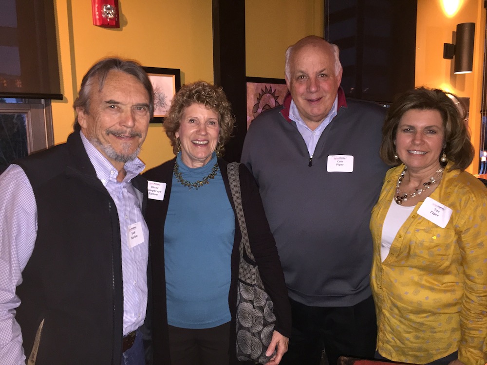 From left, Jack Barlow, Diane Humphreys-Barlow, Cole and Sue Piper. (Photo by John McCulley.)