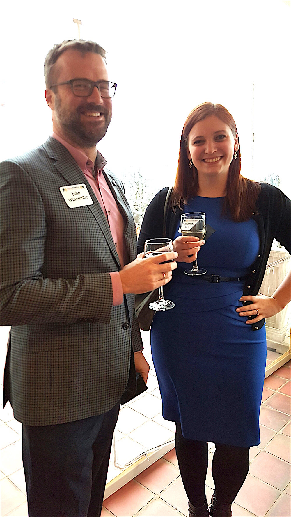 John Winemiller and Amanda Jennings. (Photo by Maria Cornelius.)