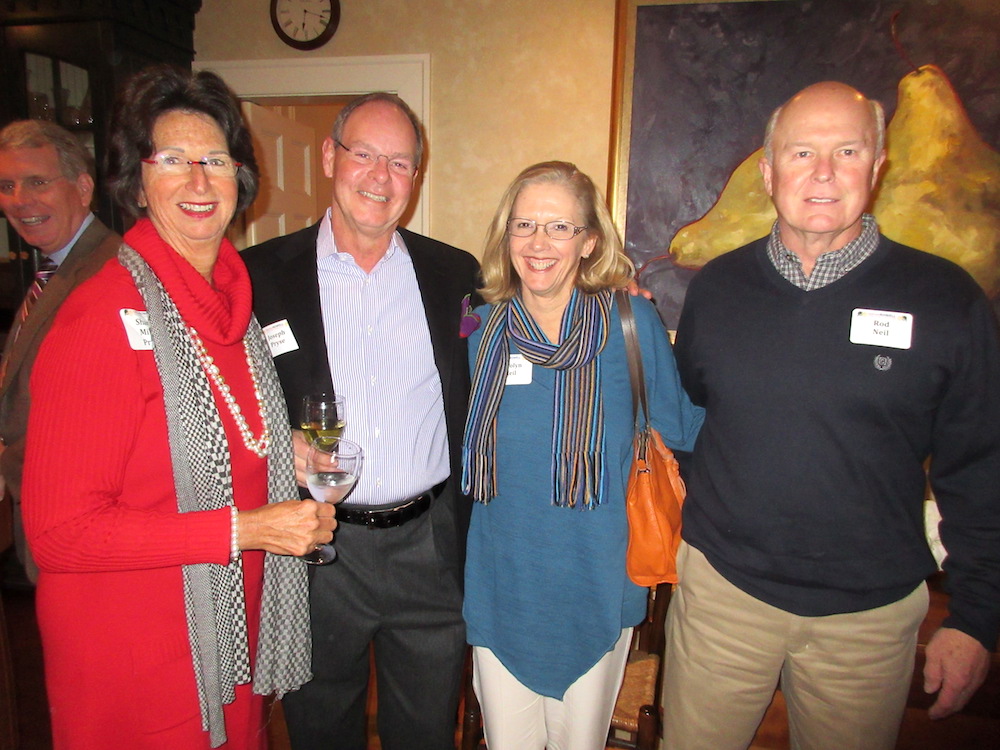 The Pryses, left, with Carolyn and Rodney Neil.
