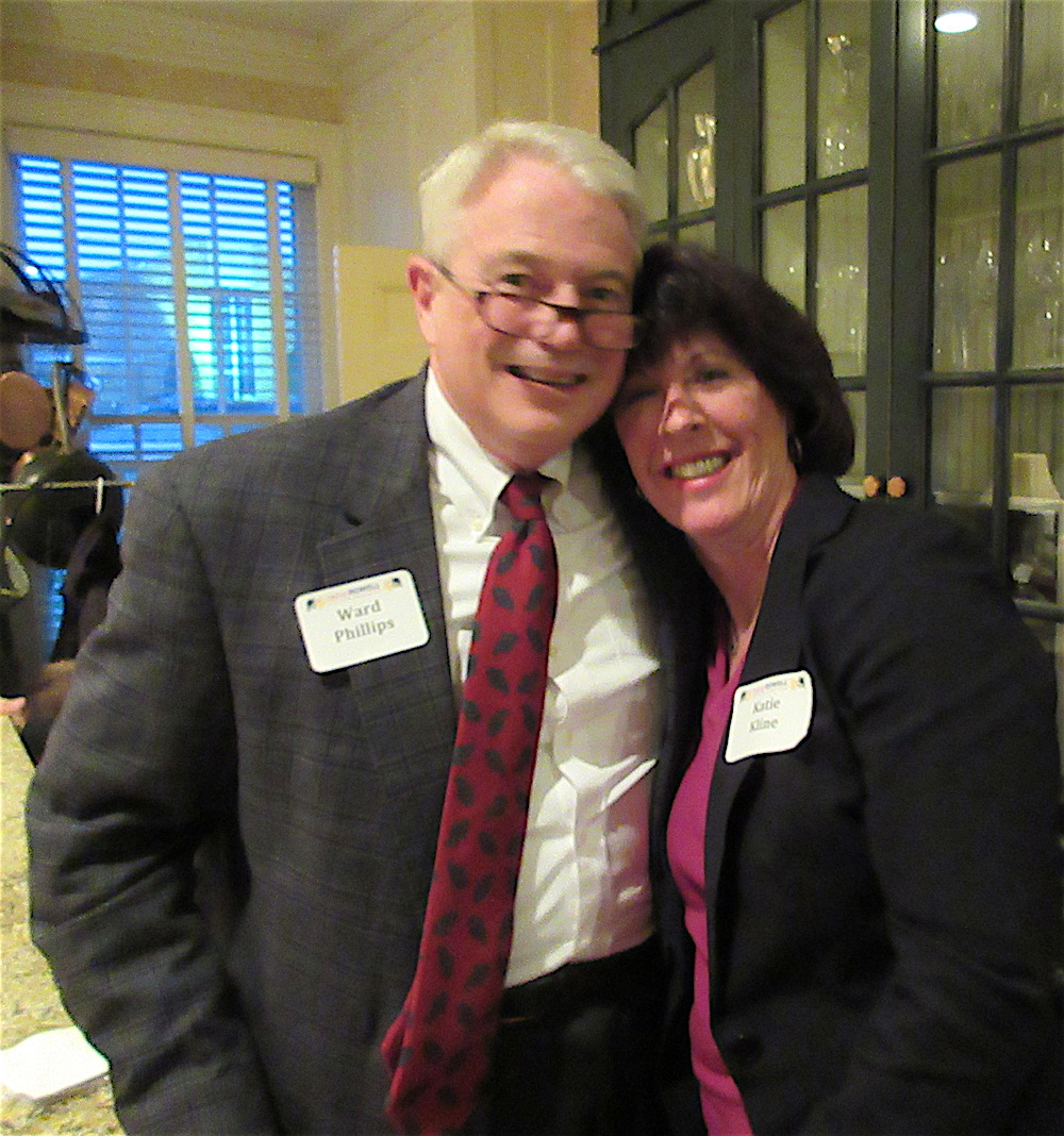 Friends Ward Phillips and Katie Kline.
