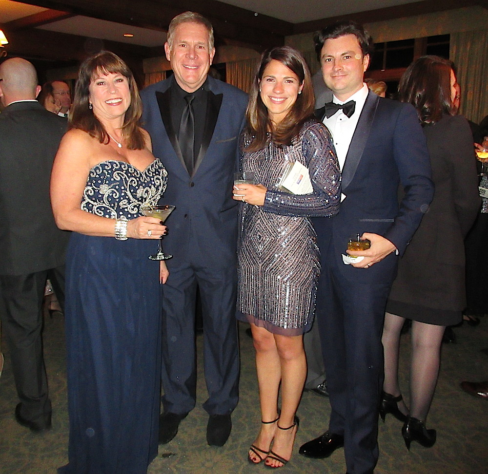 Rebecca and Alan Williams, left, with Alyson Ferine Gallaher and Dr. Kevin Gallaher.