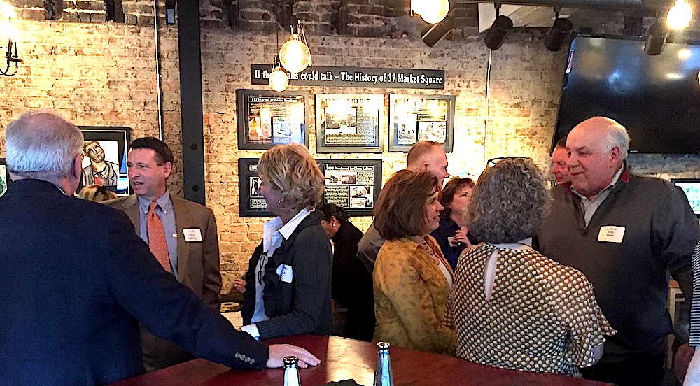 It was a very social crowd. (Photo by John McCulley.)