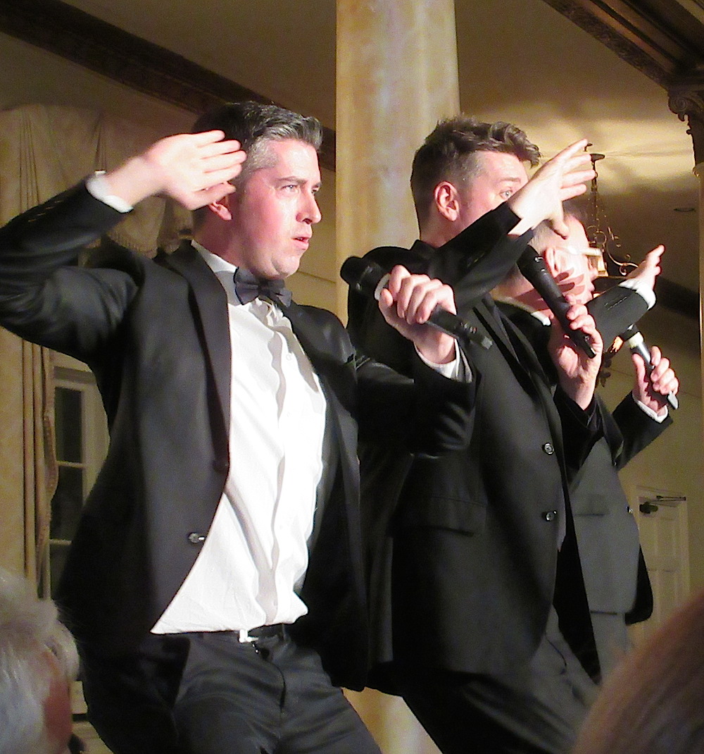 These entertainers called HypnoTwist were a hoot.